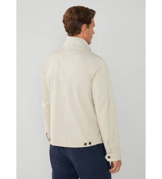 Hackett London Giacca Harrington beige