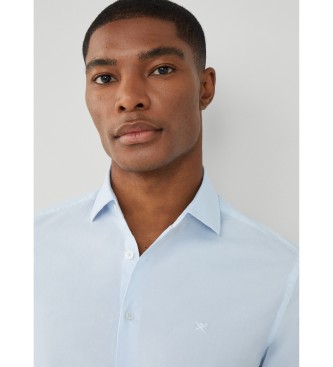 Hackett London Camicia pop stretch essenziale blu