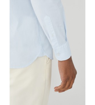 Hackett London Koszula Essential Stretch Pop w kolorze niebieskim