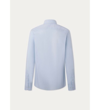 Hackett London Camicia pop stretch essenziale blu