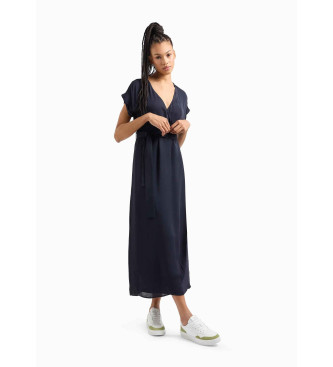 Armani Exchange Robe midi marine