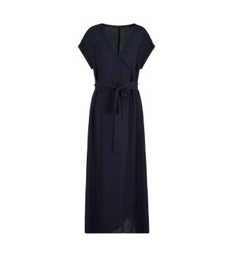 Armani Exchange Navy midi dress