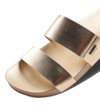 Reef Cushion Vista gold sandals