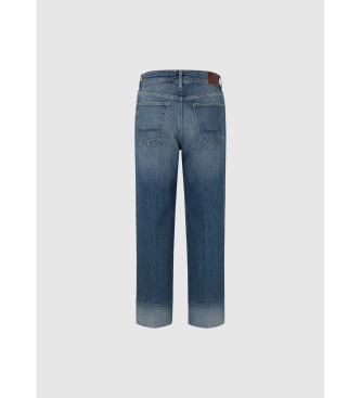 Pepe Jeans Luźne jeansy St Uhw Fade w kolorze niebieskim