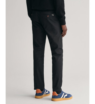 Gant Tech Prep chinos slim fit noir