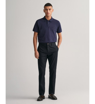 Gant Spodnie chinosy Tech Prep slim fit czarne