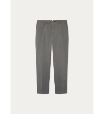 Hackett London Pantaloni chino classici grigio verdastro Sanderson