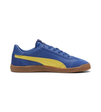 Puma Skórzane trampki Club 5V5 niebieskie