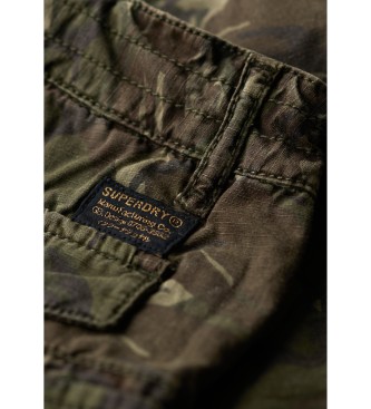 Superdry Pantaloncini cargo verdi