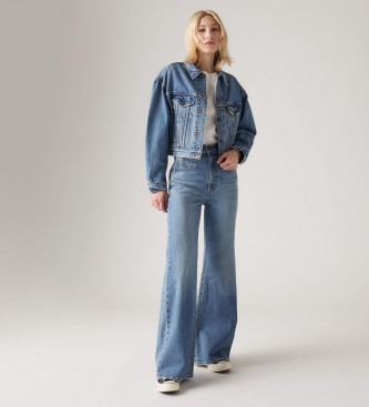 Levi's Jeans blu a campana con gabbia toracica