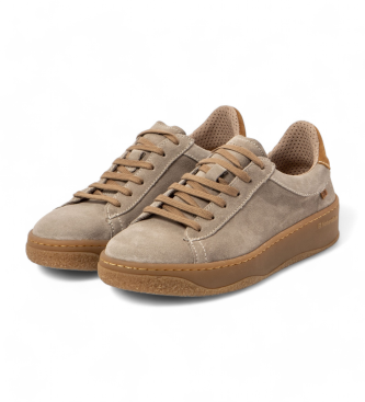 El Naturalista Baskets en cuir N5848 beige