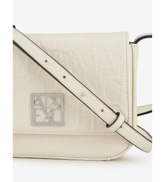 Armani Exchange Bolso Tracolla blanco