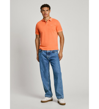 Pepe Jeans New Oliver oranje polo