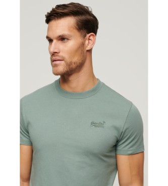 Superdry Essentieel T-shirt in groen biologisch katoen