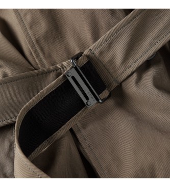 G-Star Trench Coat brun gabardine