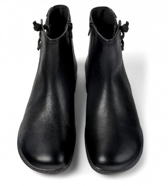 Camper Stivaletti in pelle nera Peu Cami