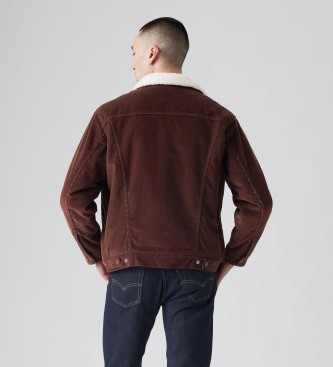 Levi's Kurtka Relaxed Fit Trucker Jacket brązowa