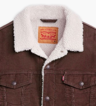 Levi's Kurtka Relaxed Fit Trucker Jacket brązowa