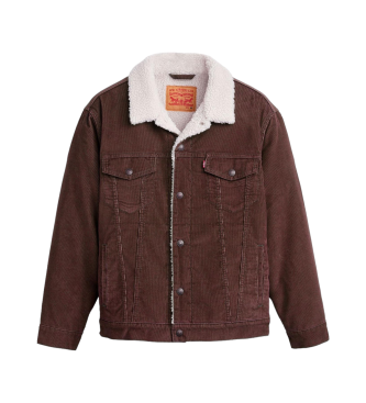 Levi's Kurtka Relaxed Fit Trucker Jacket brązowa