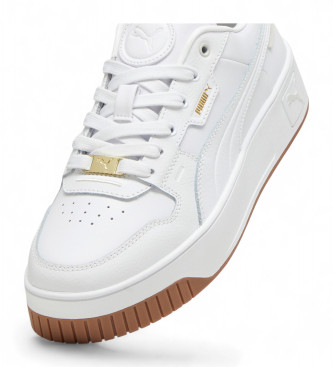 Puma Baskets en cuir blanc Carina Street Lux