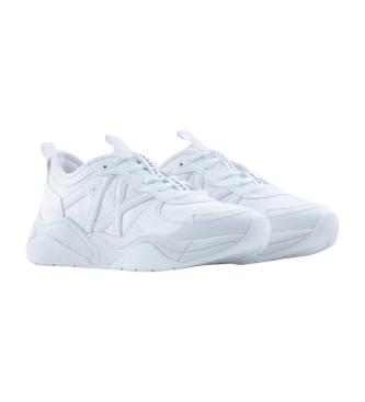 Armani Exchange Lace Up Sneakers white