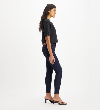 Levi's Calas de ganga 711 skinny com botes duplos em azul-marinho