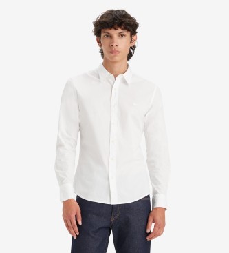 Levi's Camicia bianca con simbolo della batteria