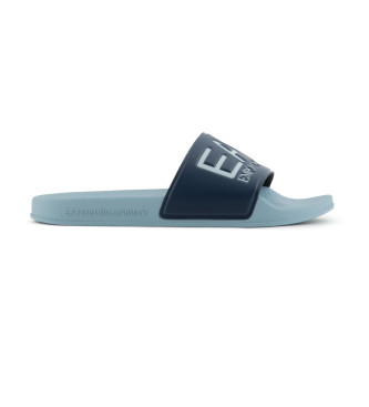 EA7 Kapcie Visibility Slipper U Blue