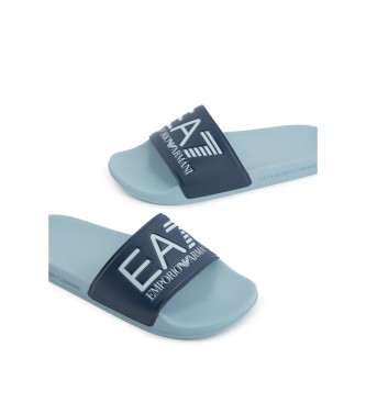 EA7 Slippers Zichtbaarheid Slipper U Blauw