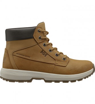 Helly Hansen Bottes en cuir moutarde  n?ud papillon