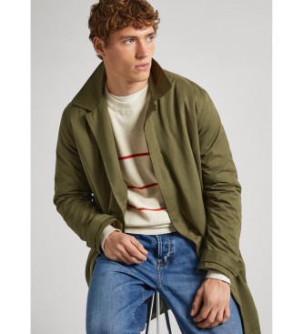 Pepe Jeans Trench verde Valerio