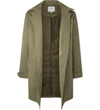 Pepe Jeans Valerio grn trenchcoat