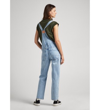 Pepe Jeans Hlače Drew dungarees modre barve