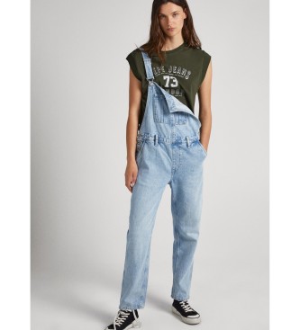 Pepe Jeans Hlače Drew dungarees modre barve