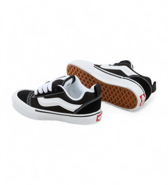 Vans Knu Skool leren sportschoenen zwart