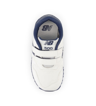 New Balance Scarpe da ginnastica bianche 500 con chiusura a strappo