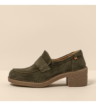 El Naturalista Leder Loafers N5667 Ticino grn -Hhe Absatz 5,5cm