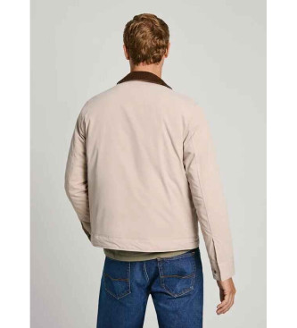 Pepe Jeans Beige Tarrington Jacka