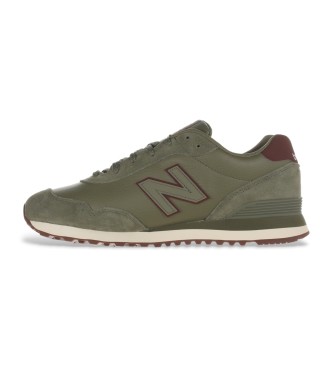 New Balance Skórzane buty sportowe 515 zielone