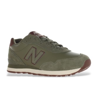 New Balance Skórzane buty sportowe 515 zielone