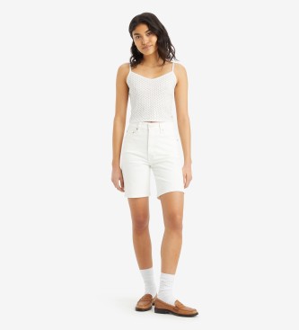 Levi's Bermudas de canelado curto branco