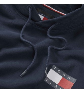 Tommy Jeans Sudadera Reg Essential Flag marino