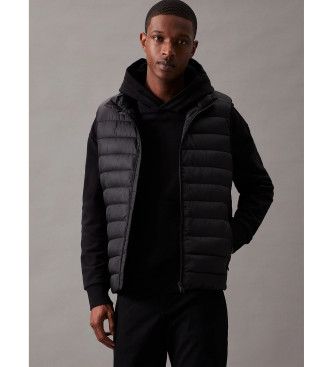 Calvin Klein Down quilted logo quilted waistcoat black