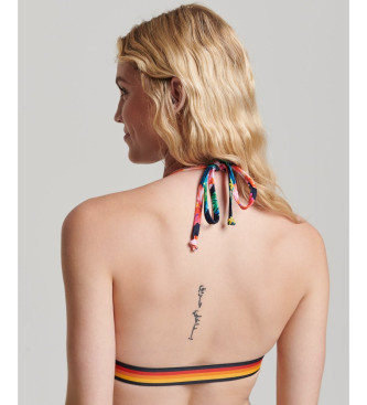 Superdry Trekantet bikinitop med marinebl vintage-logo