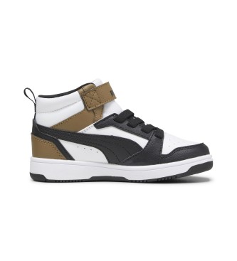 Puma Sapatilhas Rebound V6 Mid branco, preto