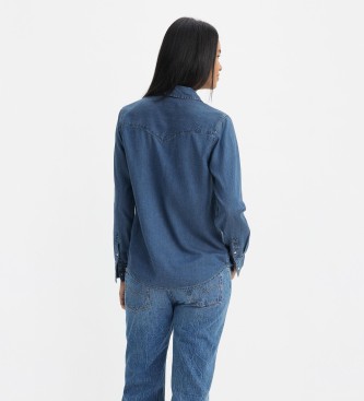 Levi's Iconica camicia blu western