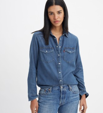 Levi's Iconica camicia blu western