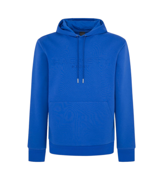 Hackett London Hs Sweater met relif blauw 