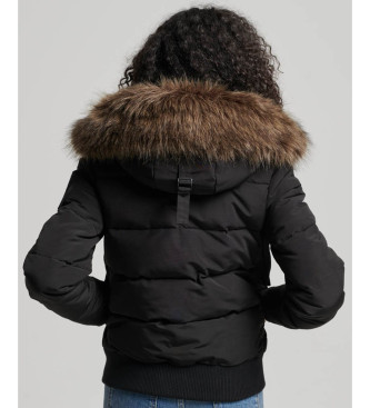 Superdry Veste bombardier matelasse  capuche Everest