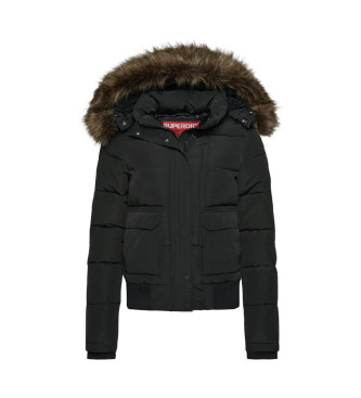 Superdry Veste bombardier matelasse  capuche Everest